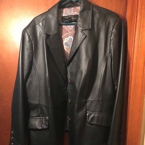 Woman’s leather jacket